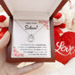 HAPPY SWEET SIXTEEN JOY LUCKY IN LOVE NECKLACE GIFT SET