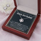 60TH BIRTHDAY MILESTONE LOVE KNOT NECKLACE AND EARRINGS SET