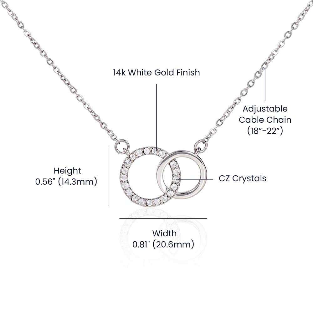 TO MY SISTER BOND PERFECT PAIR NECKLACE