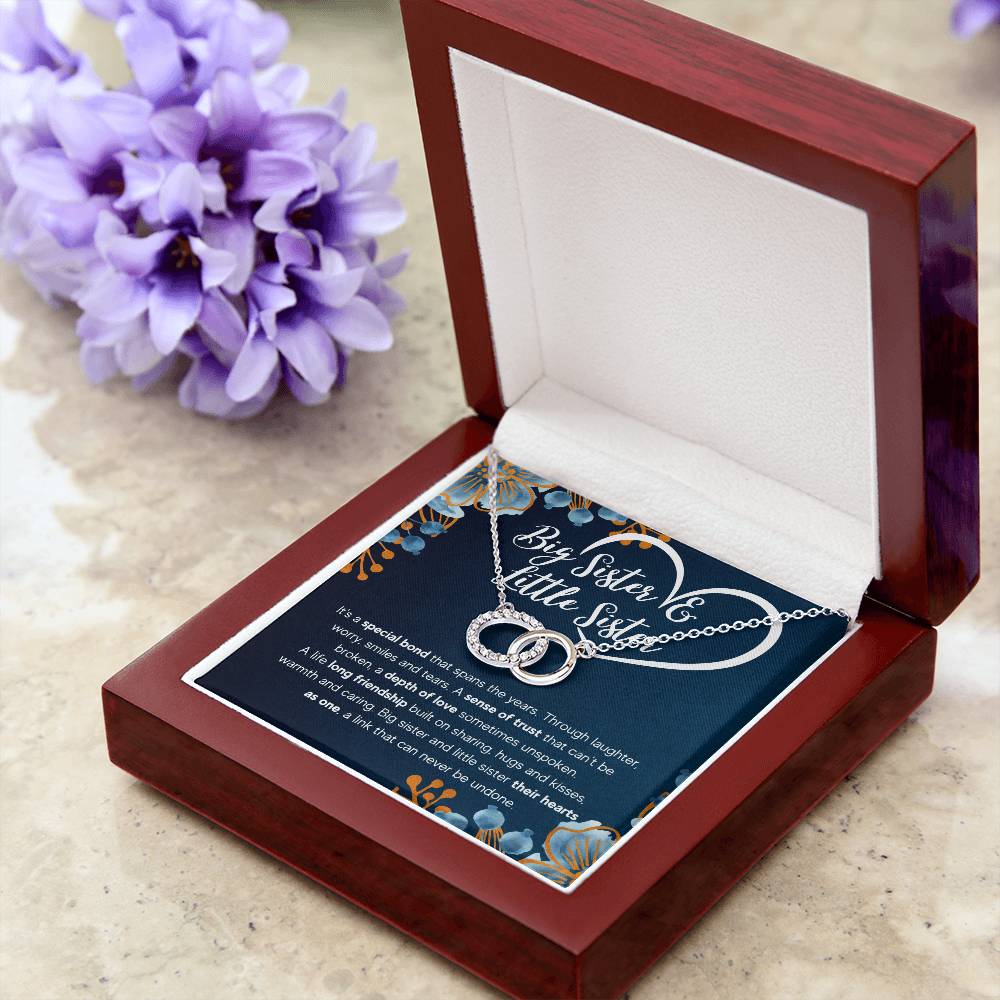 TO MY SISTER BOND PERFECT PAIR NECKLACE