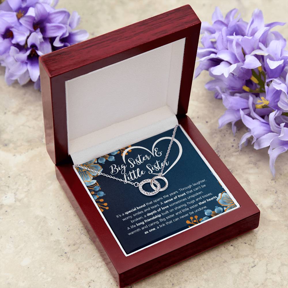 TO MY SISTER BOND PERFECT PAIR NECKLACE