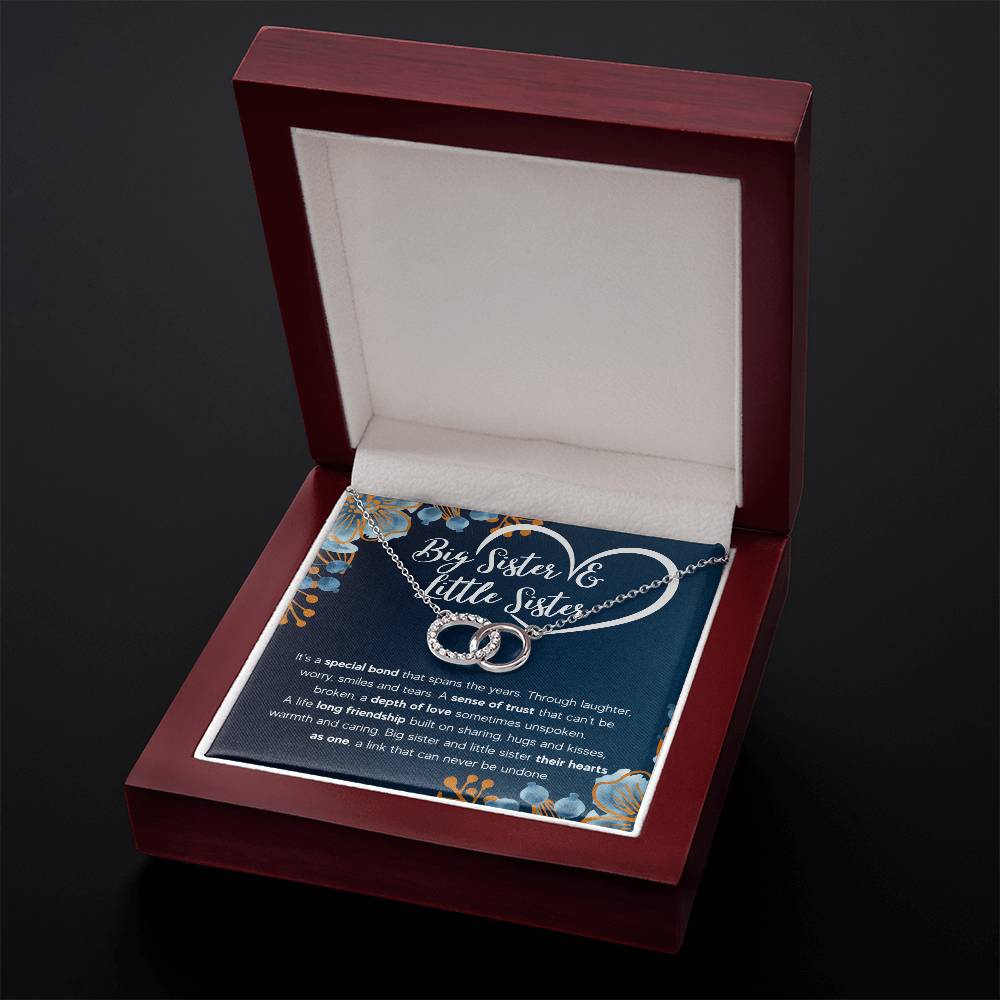 TO MY SISTER BOND PERFECT PAIR NECKLACE