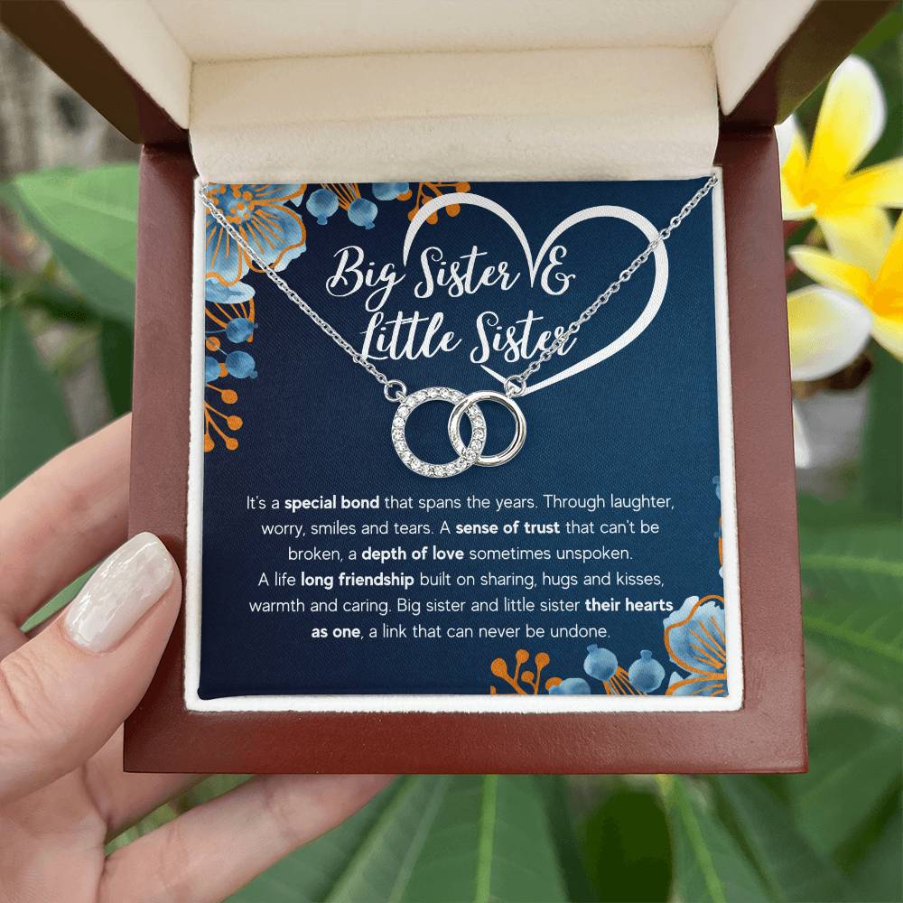 TO MY SISTER BOND PERFECT PAIR NECKLACE