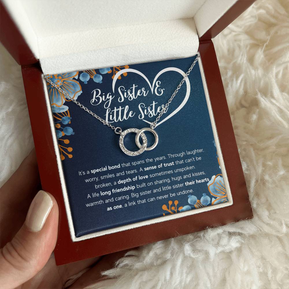 TO MY SISTER BOND PERFECT PAIR NECKLACE