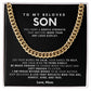 To my son, You carry a gentle strength that matters more than any loud display.
