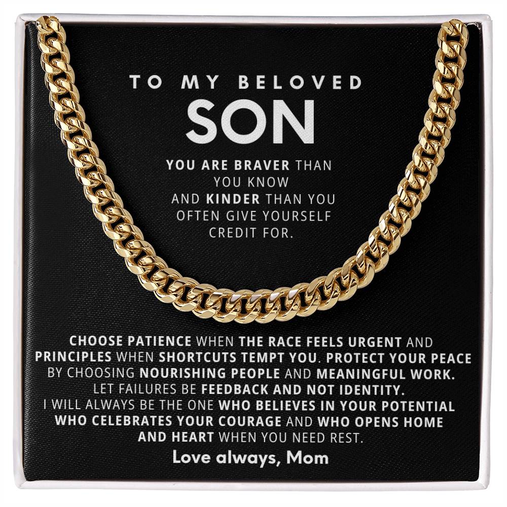 To my Son,I will always be the one who believes in your potential