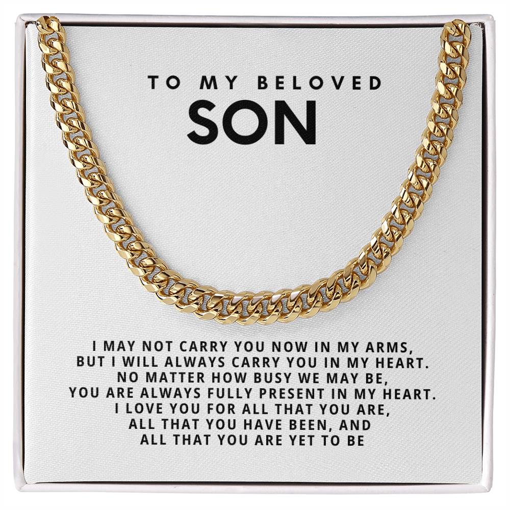 My Beloved Son, you are always fully present in my heart