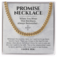 Love You Forever Promise Necklace Hand In Hand