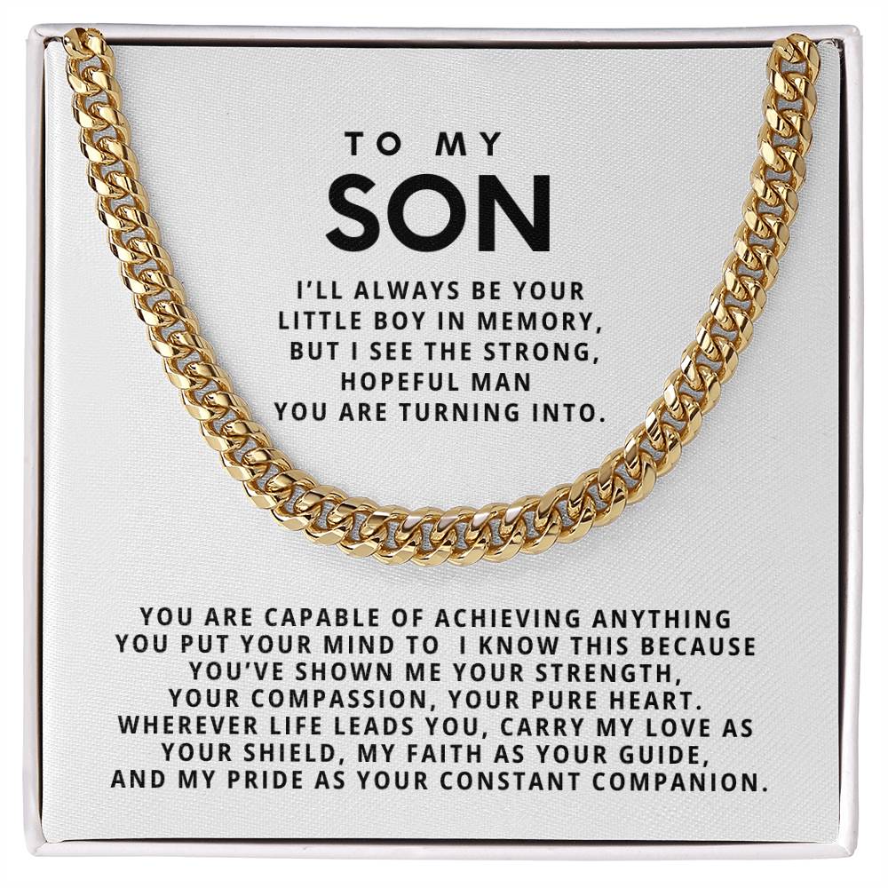 To my son, I’ll always be your little boy in memory