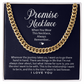 Cuban Link Chain Promise Necklace Know For Sure