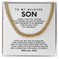 To my beloved son, Laugh, love life, follow your dreams, believe in yourself [ Few left only ]