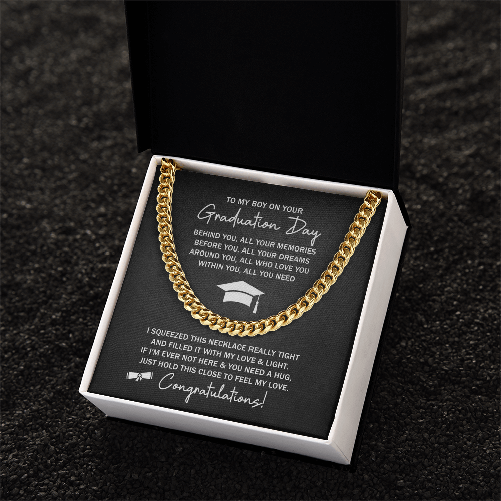 TO MY BOY GRADUATION ALL YOUR MEMORIES CUBAN - 1