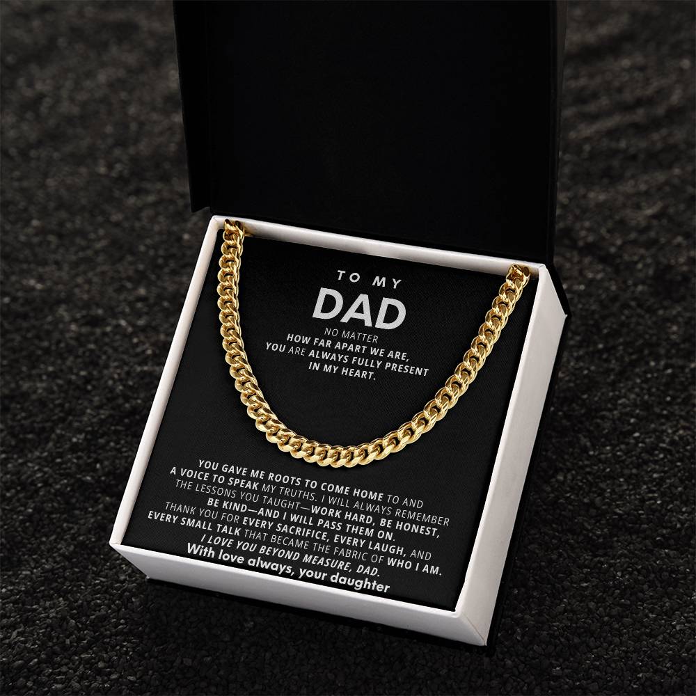 To My Dad, You are always fully present in my heart