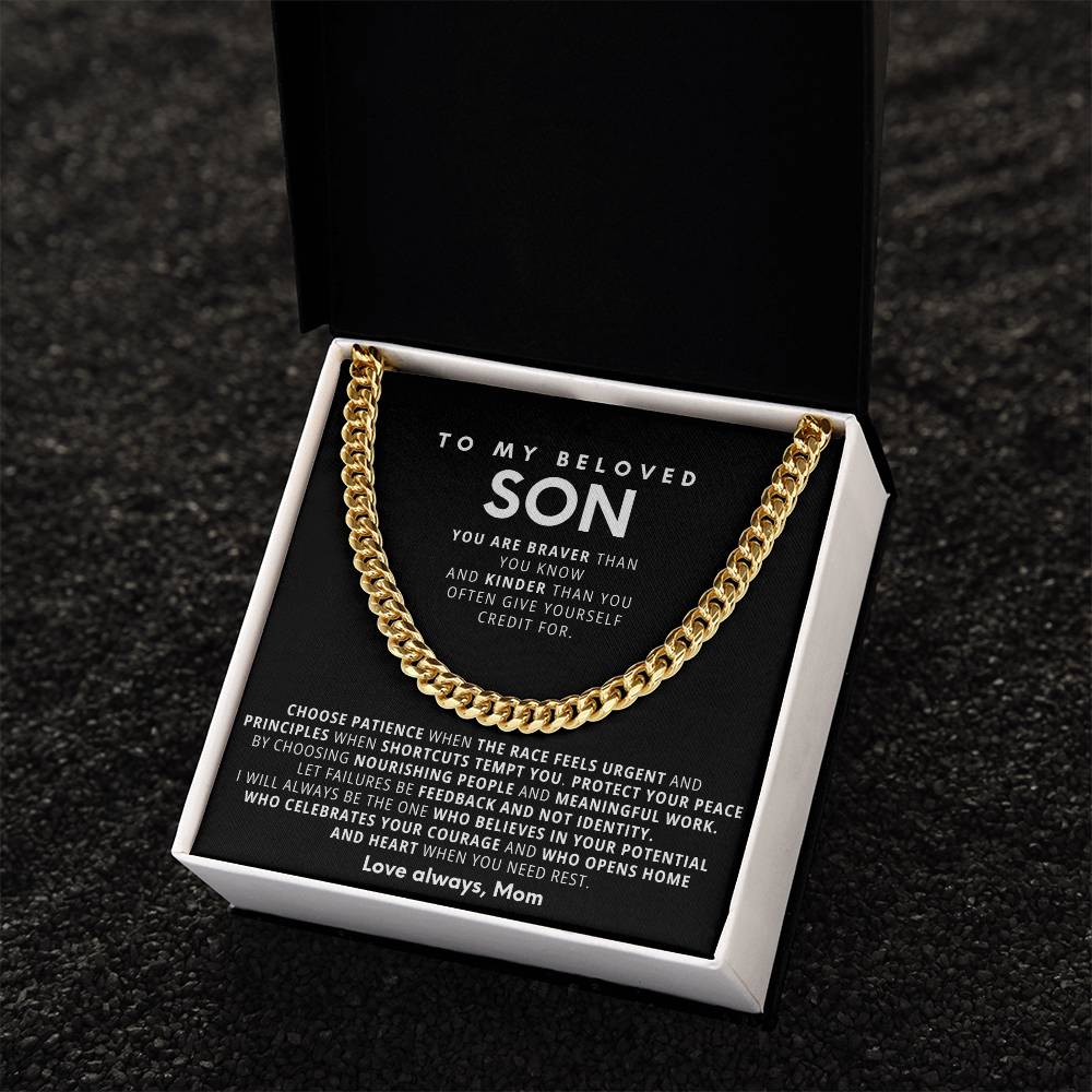 To my Son,I will always be the one who believes in your potential