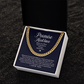 Cuban Link Chain Promise Necklace Know For Sure