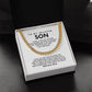 To my beloved son, Laugh, love life, follow your dreams, believe in yourself [ Few left only ]
