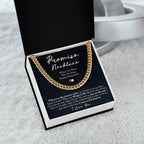 TO MY MAN PROMISE NECKLACE CUBAN LINK CHAIN