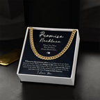 TO MY MAN PROMISE NECKLACE CUBAN LINK CHAIN