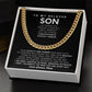 To my beloved son, Your loyalty and humor have been gifts to everyone who knows you