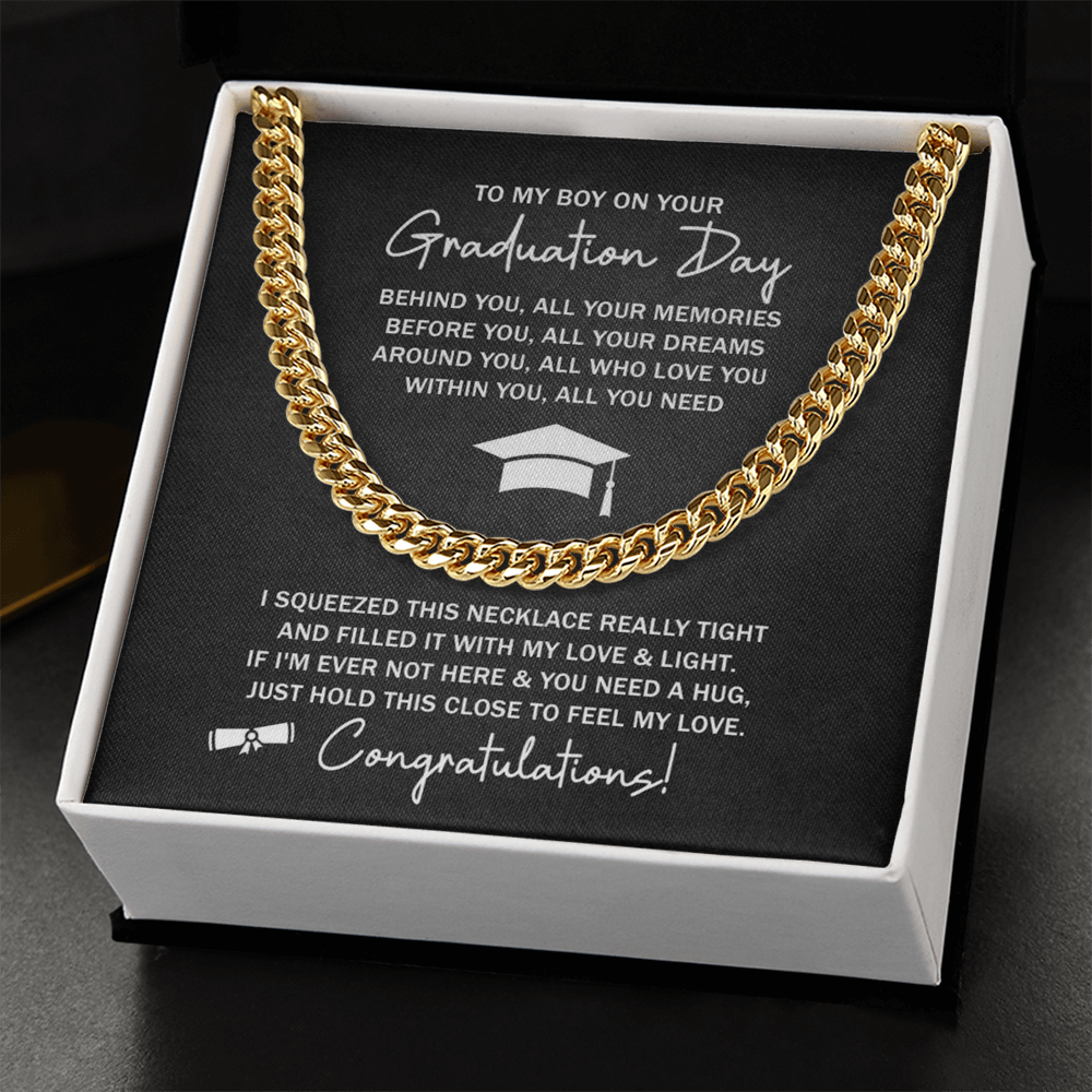 TO MY BOY GRADUATION ALL YOUR MEMORIES CUBAN - 1