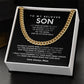 To my Son,Keep your sense of humor it will carry you through unexpected storms
