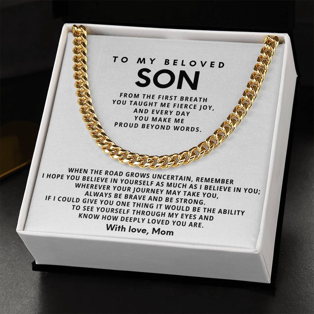 To my beloved son,From the first breath you taught me fierce joy