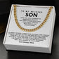 To my beloved Son, Celebrate others, learn from mistakes, and forgive yourself quickly