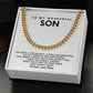 To my wonderful son, You have a special gift, a rare and beautiful mix of strength and gentleness
