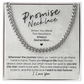Cuban Link Chain Promise Necklace This Relationship