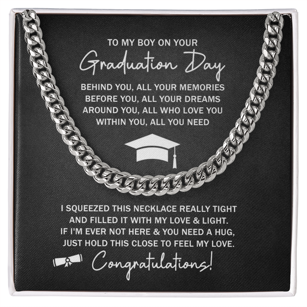 TO MY BOY GRADUATION ALL YOUR MEMORIES CUBAN - 1