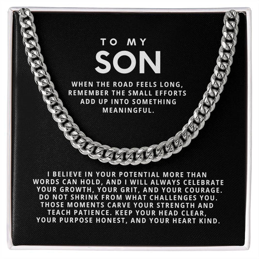 To my Son,Keep your head clear, your purpose honest, and your heart kind