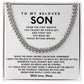 To my beloved son,From the first breath you taught me fierce joy