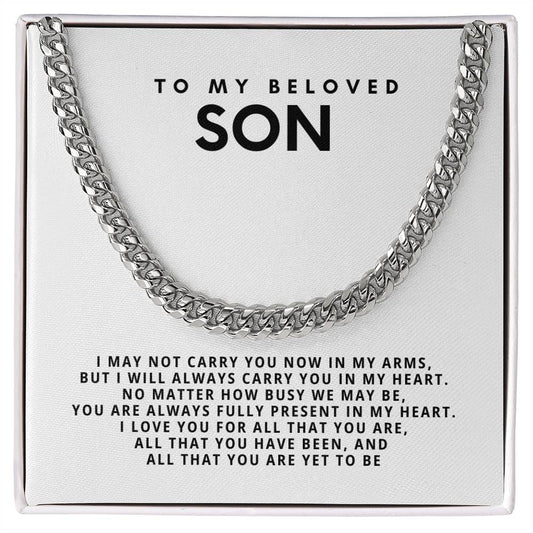 My Beloved Son, you are always fully present in my heart