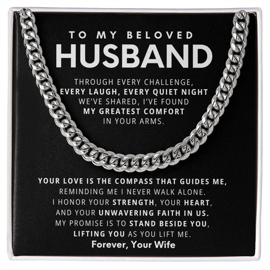 To My Beloved Husband, I’ve found my greatest comfort in your arms