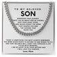 To my beloved son, I am so lucky to be your mother and I will love you forever