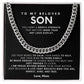 To my son, You carry a gentle strength that matters more than any loud display.
