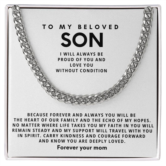 To my son, Carry kindness and courage forward and know you are deeply loved