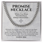 Love You Forever Promise Necklace Hand In Hand