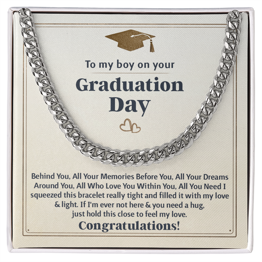 TO MY BOY GRADUATION ALL YOUR DREAMS CUBAN