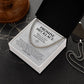 Love You Forever Promise Necklace Hand In Hand