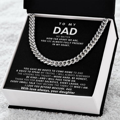 To My Dad, You are always fully present in my heart