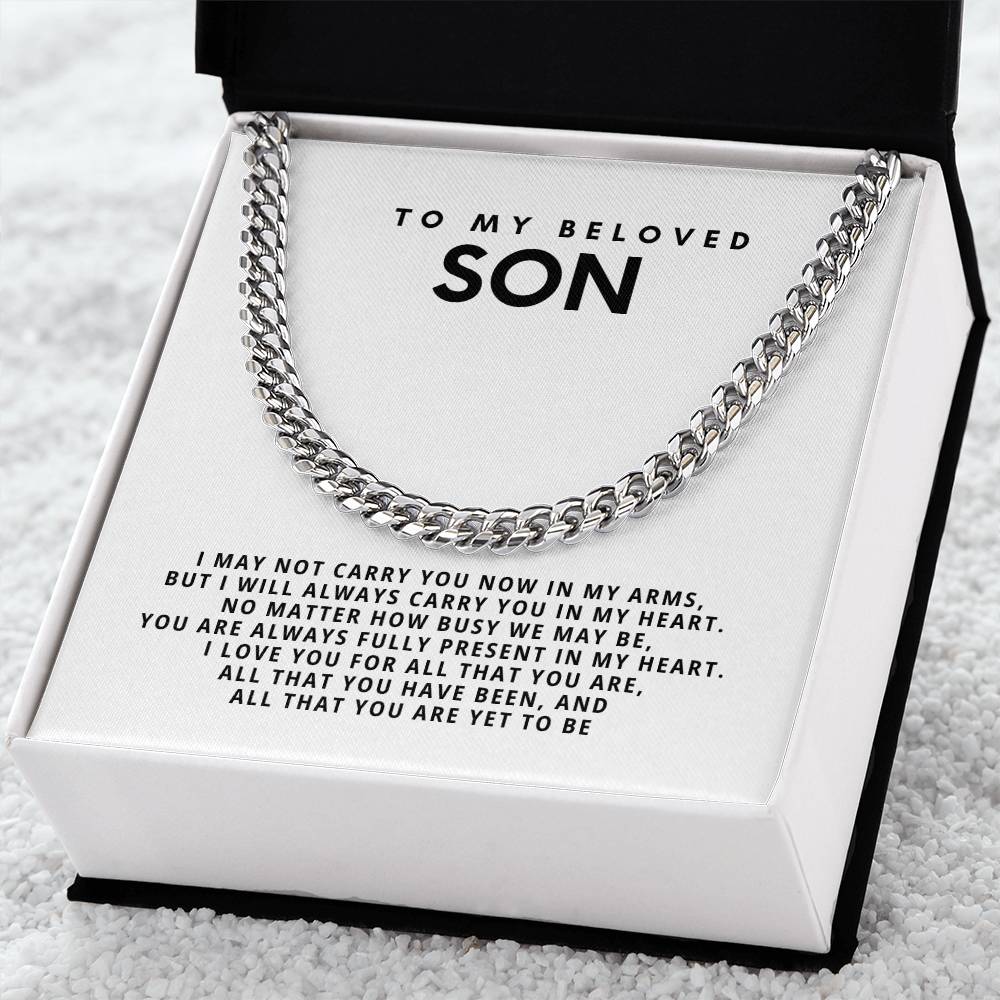 My Beloved Son, you are always fully present in my heart
