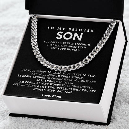 To my son, You carry a gentle strength that matters more than any loud display.