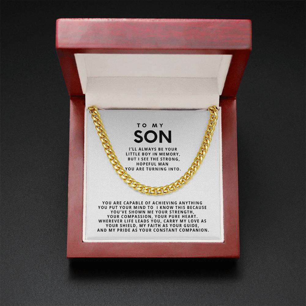 To my son, I’ll always be your little boy in memory