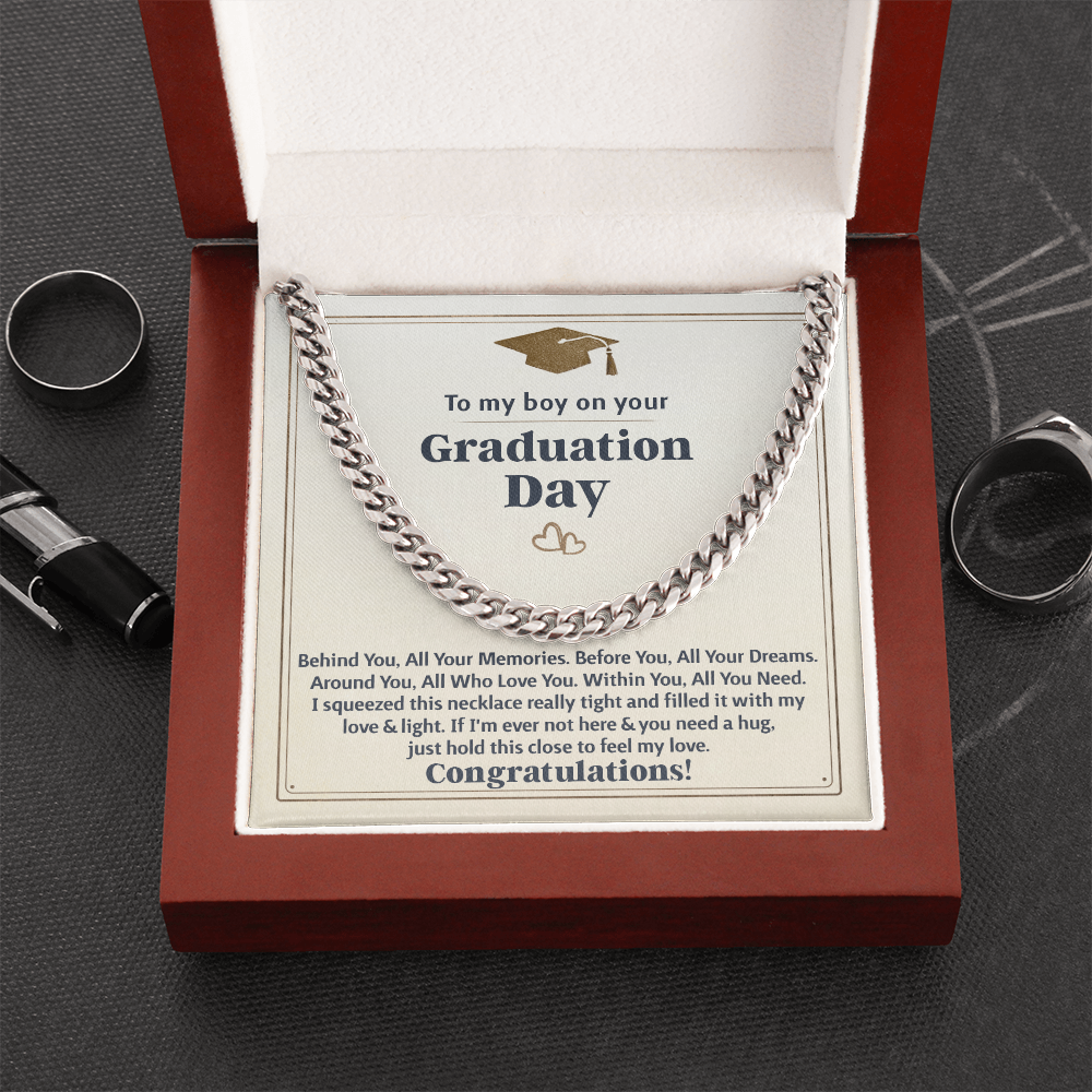 TO MY BOY GRADUATION ALL YOUR DREAMS CUBAN - 1