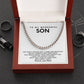 To my wonderful son, You have a special gift, a rare and beautiful mix of strength and gentleness