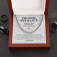 Love You Forever Promise Necklace Hand In Hand