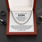 To my beloved Son, Celebrate others, learn from mistakes, and forgive yourself quickly