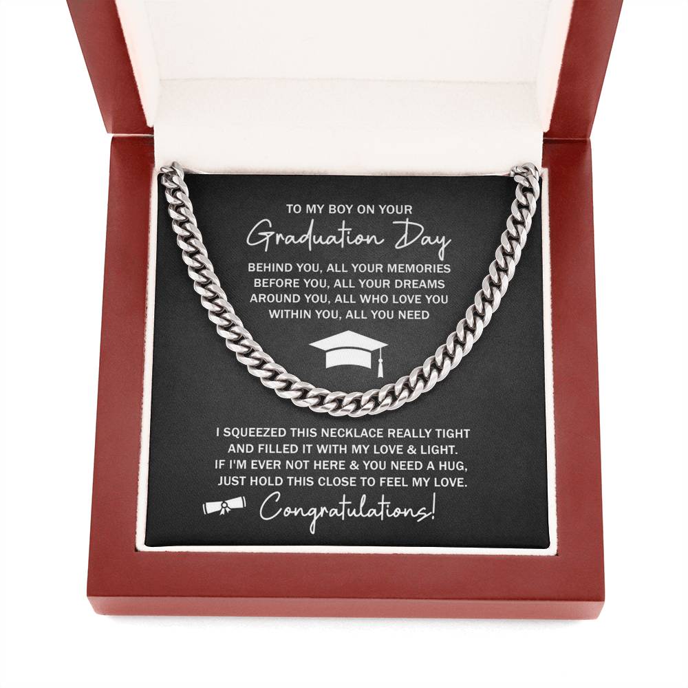 TO MY BOY GRADUATION ALL YOUR MEMORIES CUBAN - 1