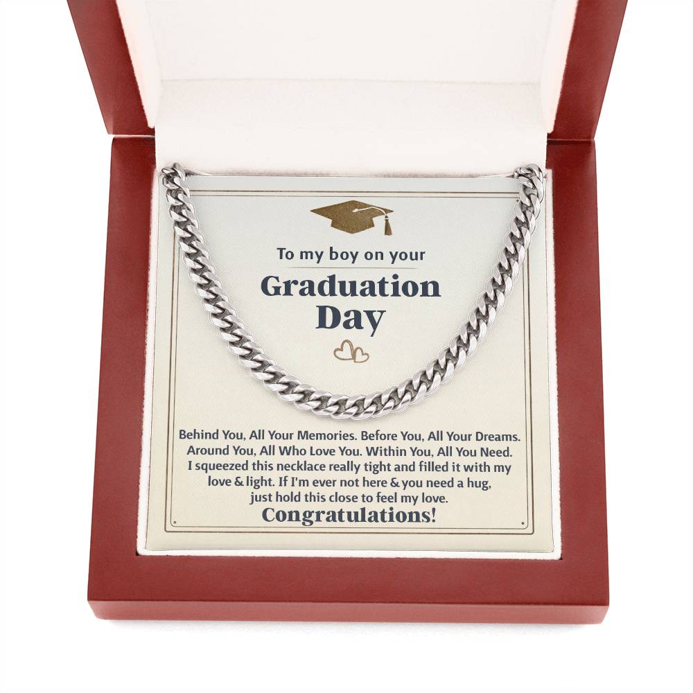 TO MY BOY GRADUATION ALL YOUR DREAMS CUBAN - 1